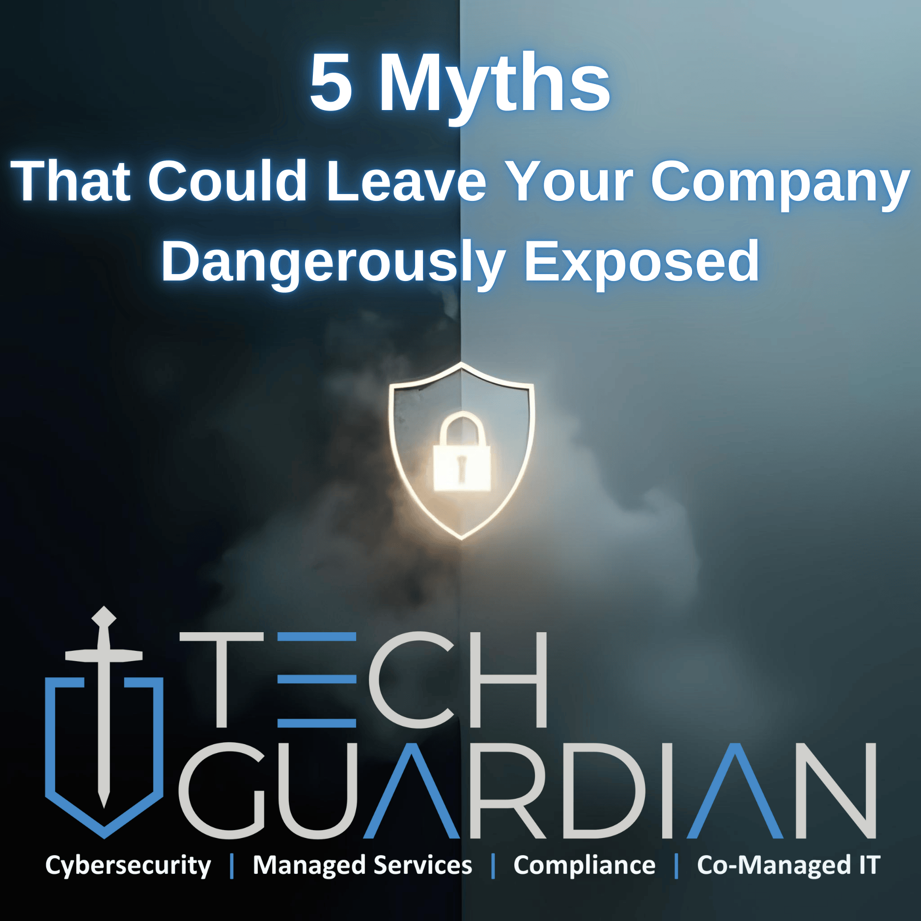 light and dark sides showing the stark difference between proper and improper cybersecurity